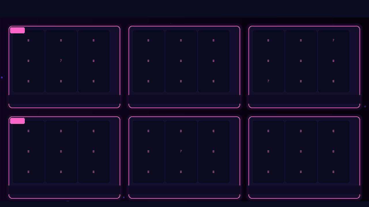 شبكة عرض العاب السلوتس المميزة مع رموز البوكر وال jackpot